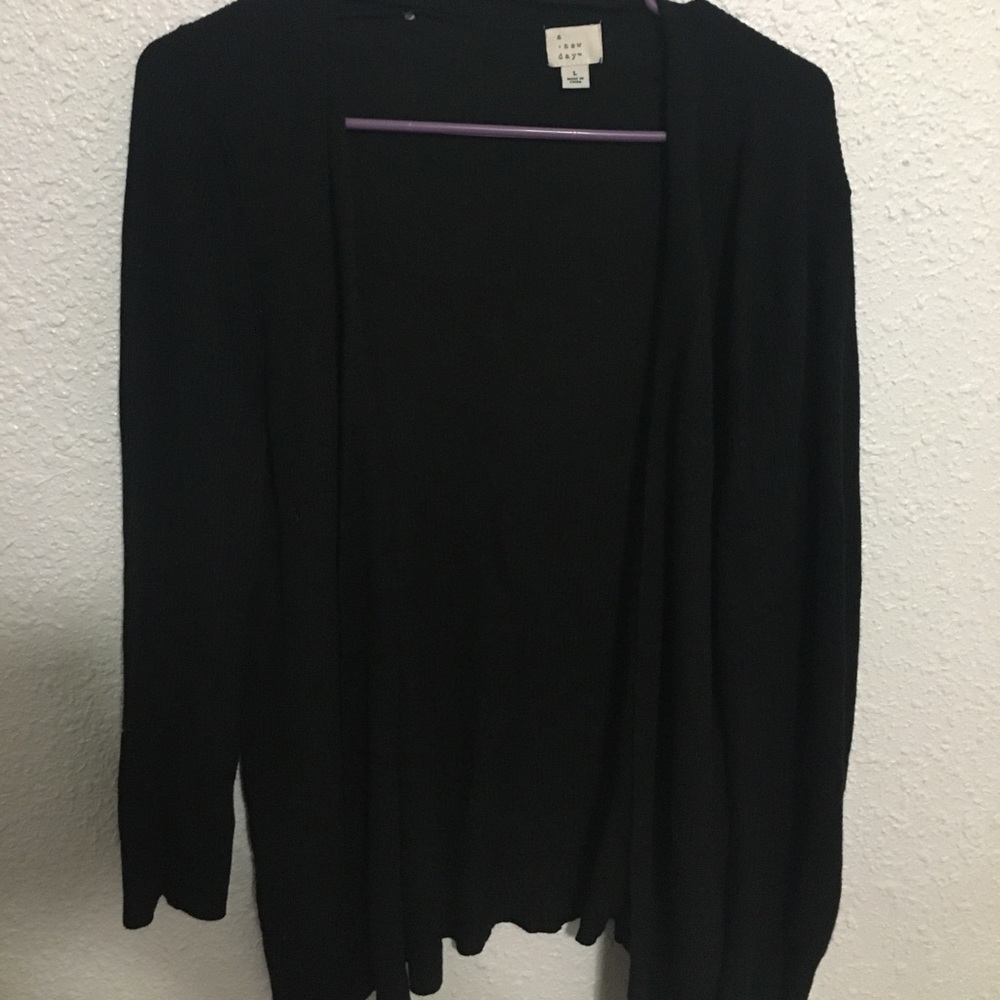 Black cardigan from target